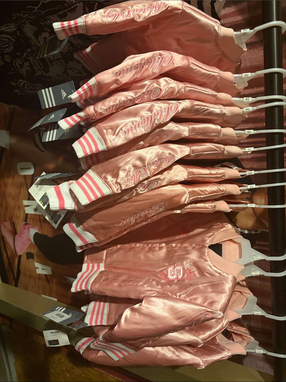 adidas Pink Satin Kids Bomber Jacket Costume selling separately pick which size